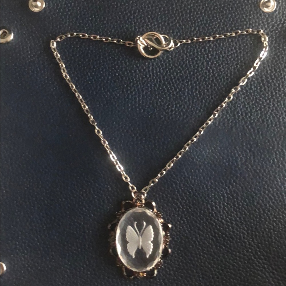 Gasoline Glamour Butterfly Pendant/Necklace